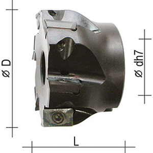 9846A - INSERTS HOLDER FOR MILLING WITH MECHANICAL FIXING - Prod. SCU